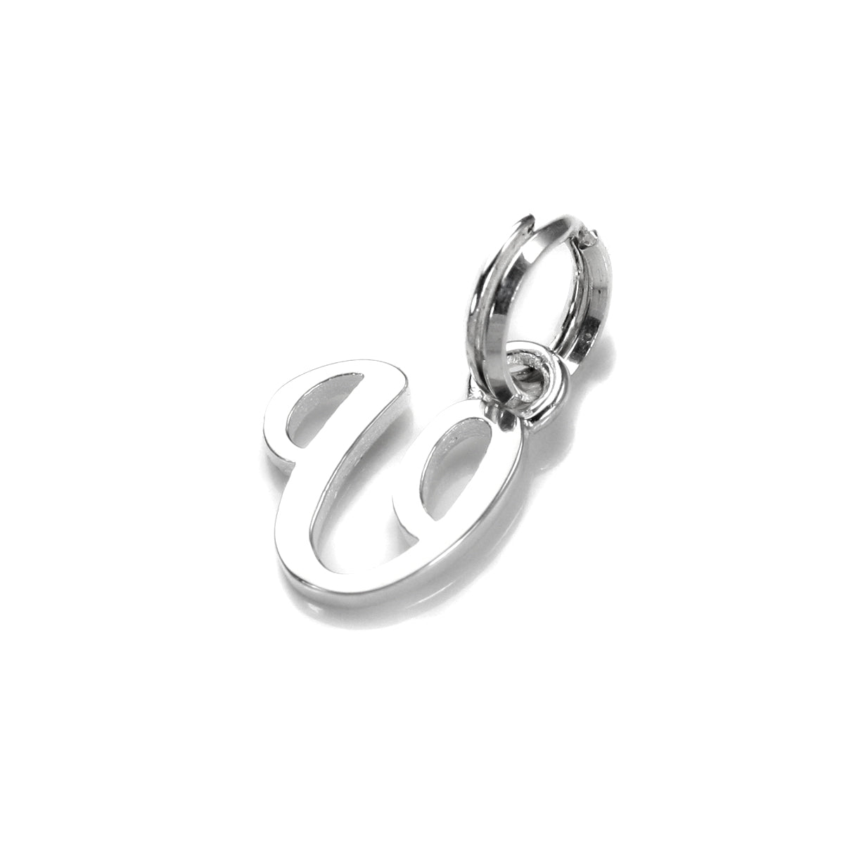 Breloque en argent sterling avec lettre manuscrite