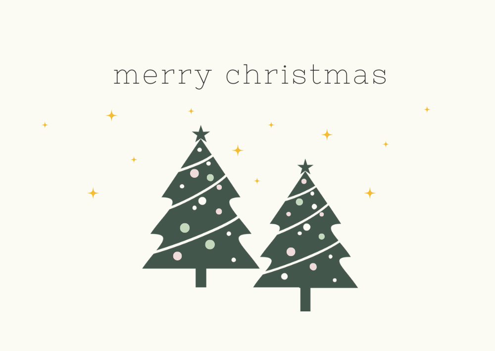 Carte-cadeau Joyeux Noël - avec message