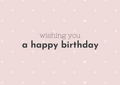 Carte-cadeau Joyeux anniversaire