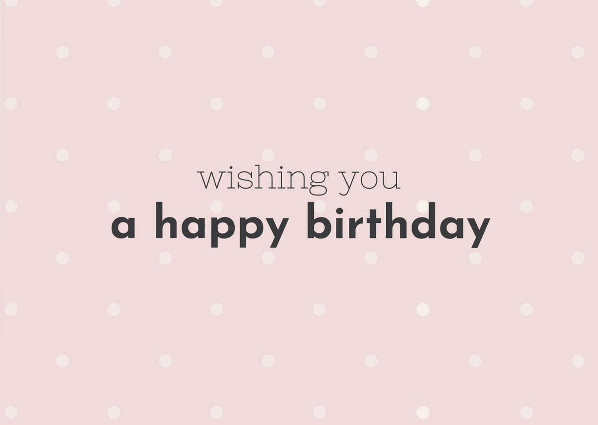 Carte-cadeau Joyeux anniversaire