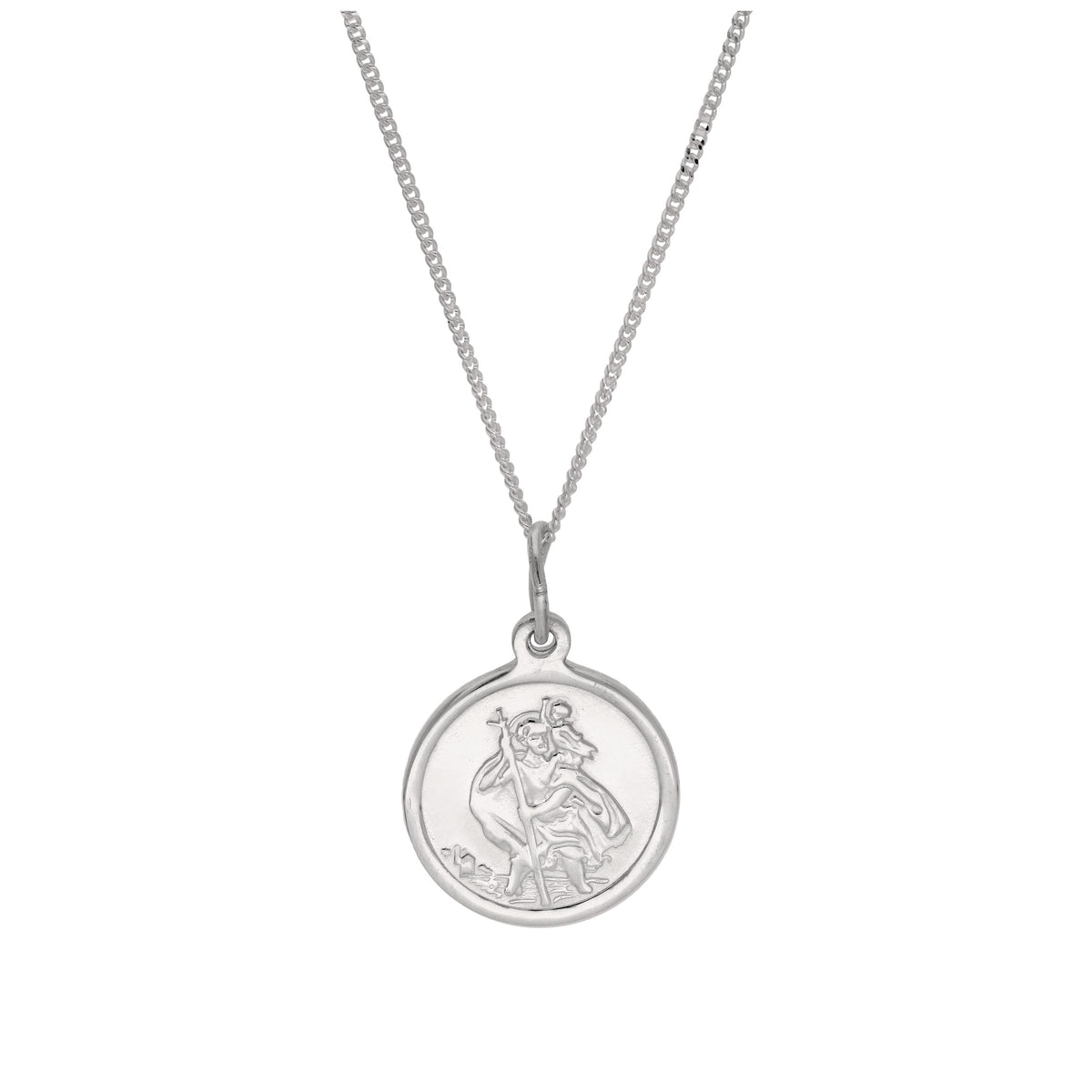 Collier Saint-Christophe personnalisé en argent sterling