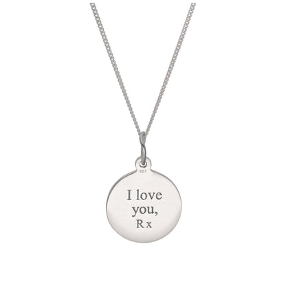 Collier Saint-Christophe personnalisé en argent sterling