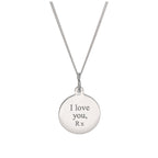 Collier Saint-Christophe personnalisé en argent sterling
