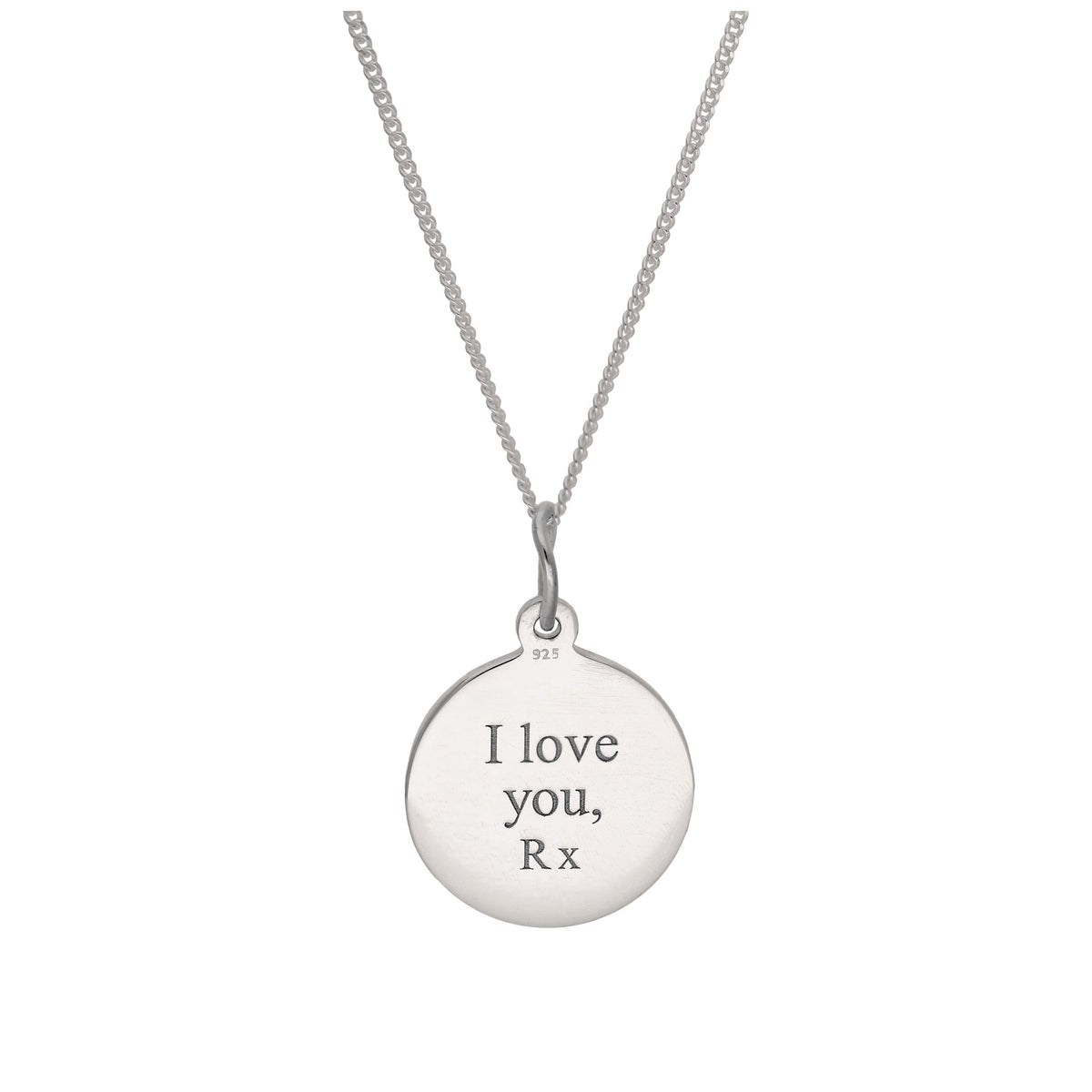 Collier Saint-Christophe personnalisé en argent sterling