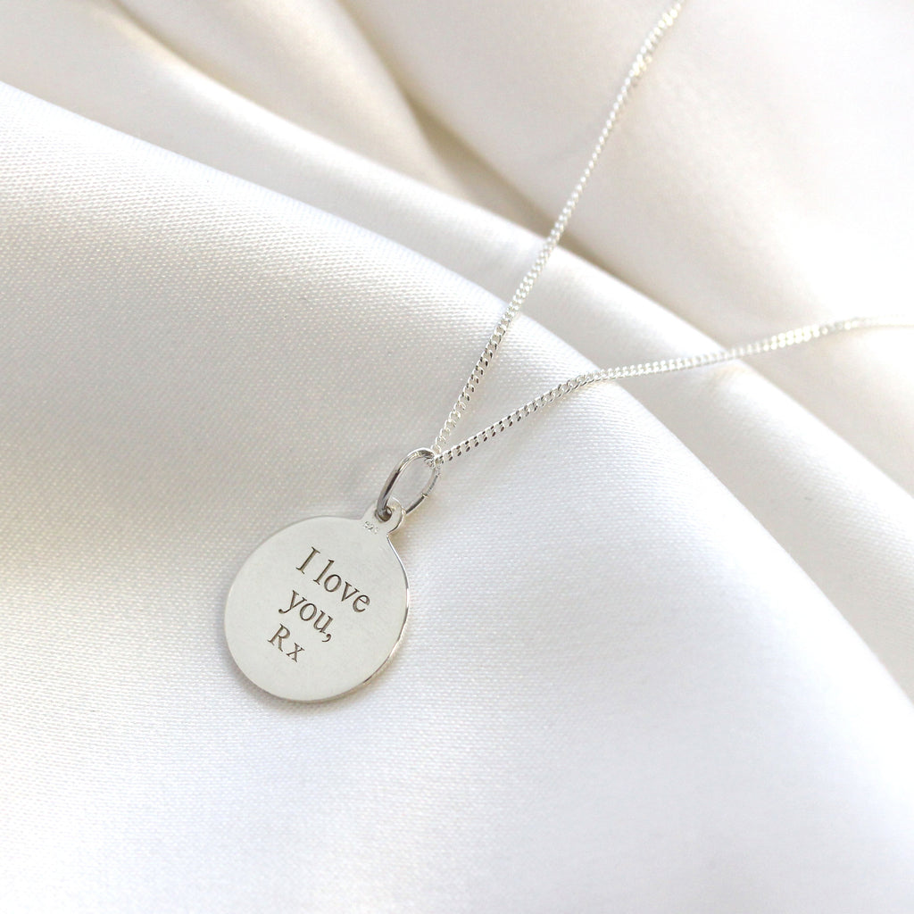Collier Saint-Christophe personnalisé en argent sterling