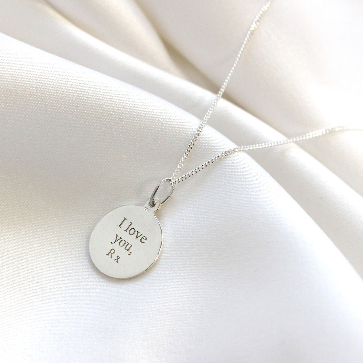 Collier Saint-Christophe personnalisé en argent sterling
