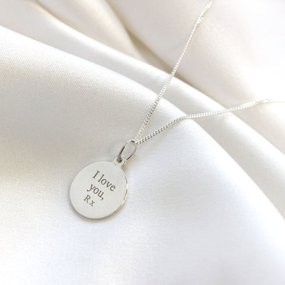 Collier Saint-Christophe personnalisé en argent sterling