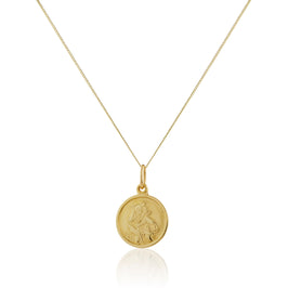 Collier personnalisé Saint Christophe en or 9 carats