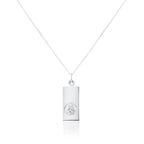Pendentif Saint-Christophe moderne en argent sterling - 40 à 55 cm