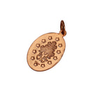 Médaille miraculeuse en or rose 9 carats
