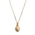 Collier Médaille Miraculeuse en or rose 9 carats