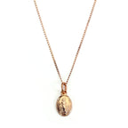 Collier Médaille Miraculeuse en or rose 9 carats