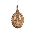 Pendentif Sainte Marie en or rose 9 carats