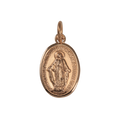 Pendentif Sainte Marie en or rose 9 carats