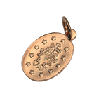 Pendentif Sainte Marie en or rose 9 carats