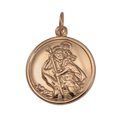 Pendentif Saint Christophe en or rose 9 carats