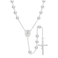 Collier chapelet en argent sterling massif