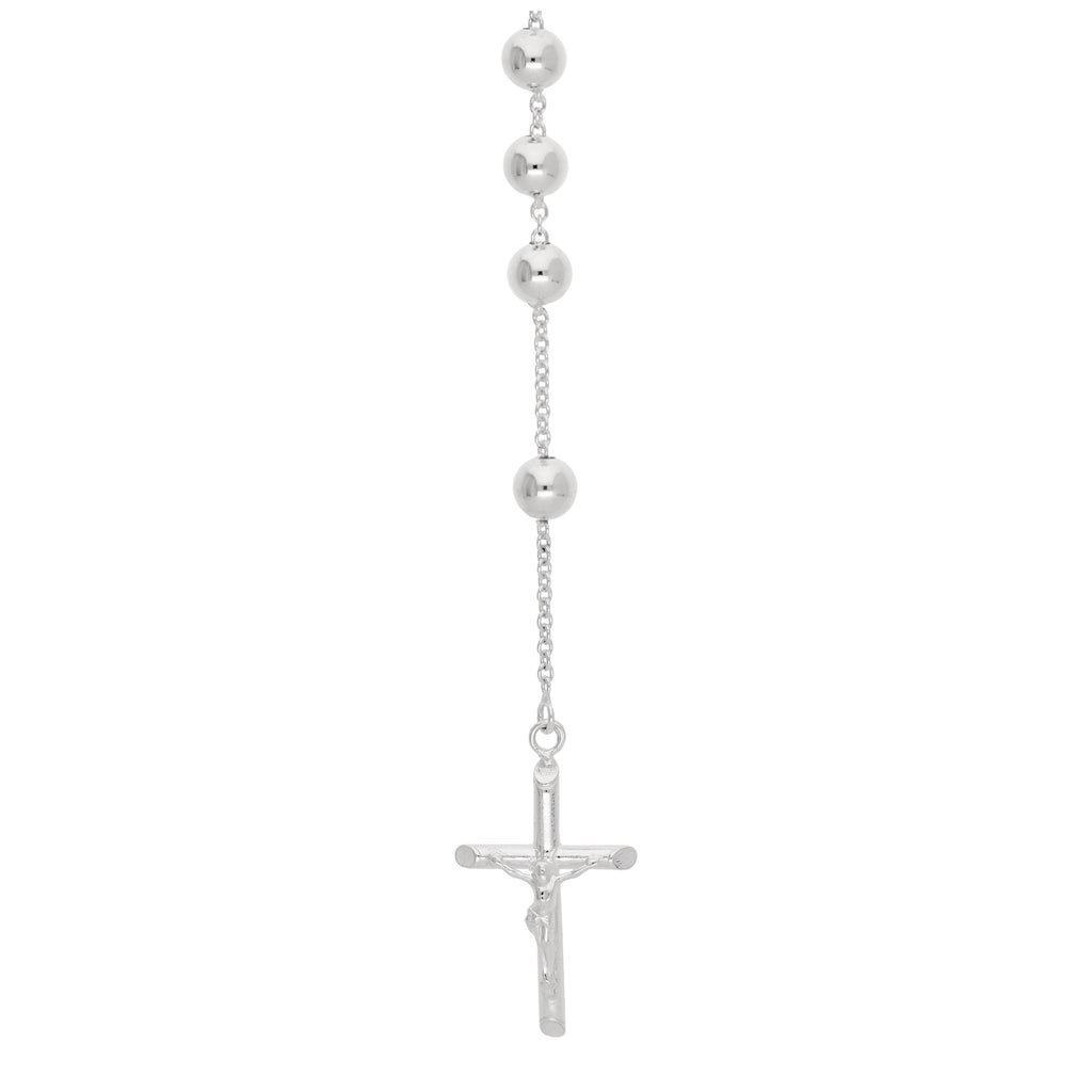 Collier chapelet en argent sterling massif