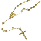 Collier chapelet en or jaune 9 carats
