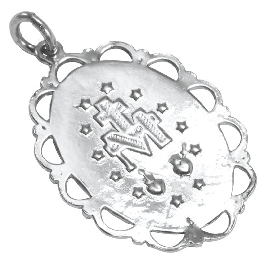 Médaille miraculeuse en argent sterling