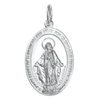 Médaille miraculeuse en argent sterling