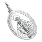 Médaille miraculeuse en argent sterling