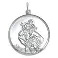 Pendentif Saint Christophe en argent sterling