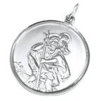 Pendentif Saint Christophe en argent sterling