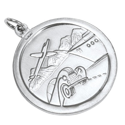 Pendentif Saint Christophe en argent sterling