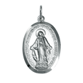 Médaille en argent sterling de l'Immaculée Conception