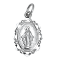 Médaille miraculeuse en argent sterling