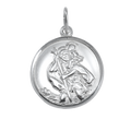 Pendentif Saint Christophe en argent sterling