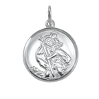 Pendentif Saint Christophe en argent sterling