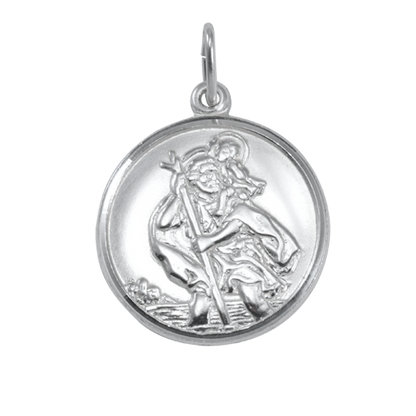 Pendentif Saint Christophe en argent sterling