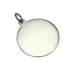 Pendentif Saint Christophe en or blanc 9 carats