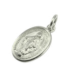Pendentif Sainte Marie en or blanc 9 carats