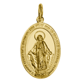 Médaille miraculeuse en or 9 carats