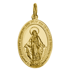 Médaille miraculeuse en or 9 carats