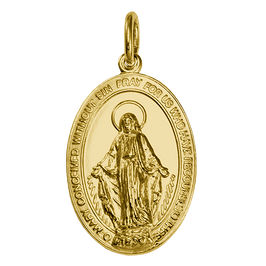 Médaille miraculeuse en or 9 carats