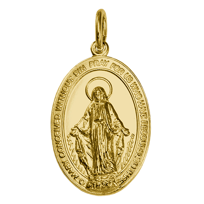 Médaille miraculeuse en or 9 carats
