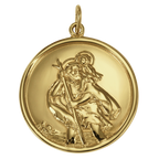 Pendentif Saint Christophe en or 9 carats