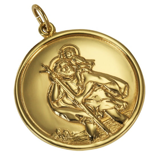 Pendentif Saint Christophe en or 9 carats