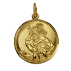 Pendentif Saint Christophe en or