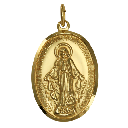 Médaille d'or miraculeuse