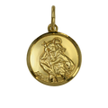 Pendentif Saint Christophe en or 9 carats