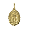Médaille miraculeuse en or 9 carats