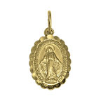 Médaille miraculeuse en or 9 carats