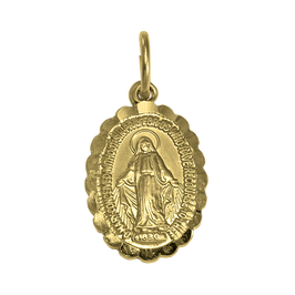 Médaille miraculeuse en or 9 carats