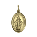 Médaille miraculeuse en or - Polie ou mate