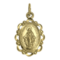 Médaille miraculeuse en or 9 carats